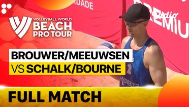 Full Match | Round 1 - Court 2: Brouwer/Meeuwsen (NED) vs Schalk/Bourne (USA) | Beach Pro Tour Elite16 Uberlandia, Brazil 2023