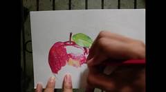 Drawing apple | Menggambar Apel