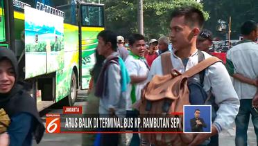 Arus Balik di Terminal Bus Kampung Rambutan Sepi - Liputan 6 Siang