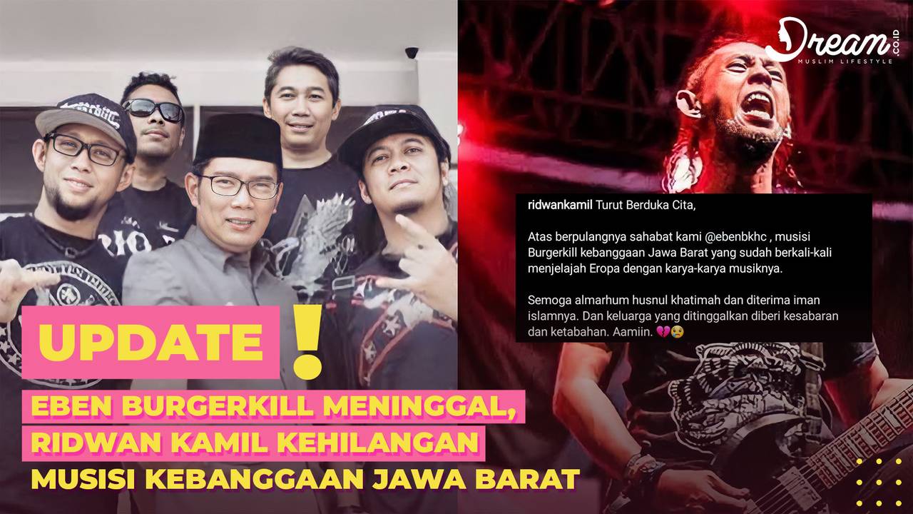 Eben Burgerkill Meninggal, Ridwan Kamil Kehilangan Musisi Kebanggaan