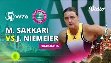 Maria Sakkari vs Jule Niemeier - Highlights | WTA Bad Homburg Open 2024