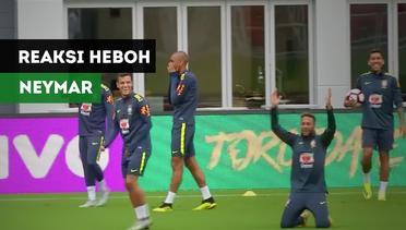 Reaksi Heboh Neymar usai Coutinho Nutmeg Filipe Luis