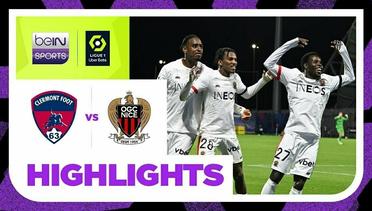 Clermont Foot vs Nice - Highlights | Ligue 1 2023/2024