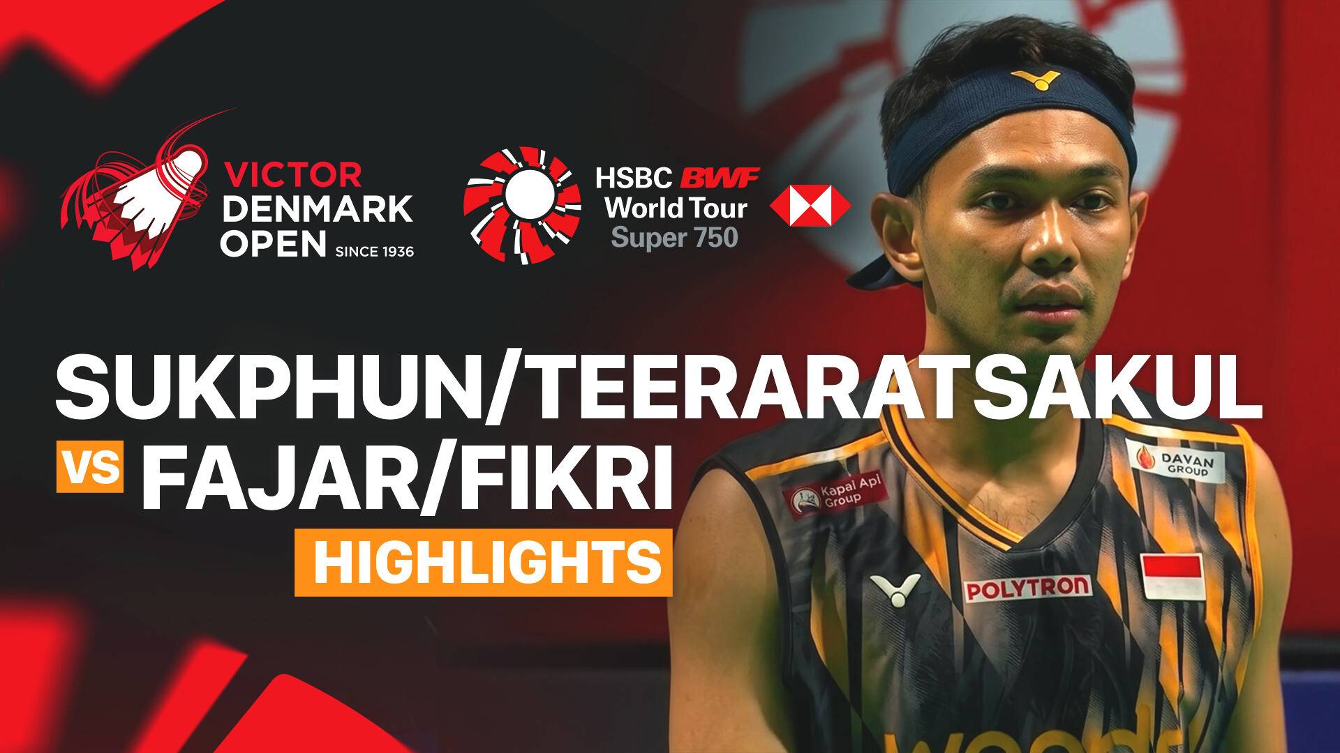 Peeratchai Sukphun/Pakkapon Teeraratsakul (THA) vs Fajar Alfian/Muhammad Shohibul Fikri (INA) - Men's Doubles Quarterfinals | VICTOR Denmark Open 2026