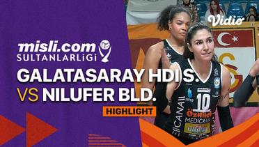 Highlights | Galatasaray HDI Sigorta vs Nilufer BLD | Turkish Women's Volleyball League 2022/2023