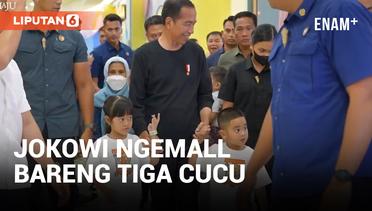 Libur Lebaran, Presiden Jokowi Nge-mall Bareng Cucu di Medan