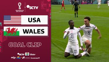 GOL!!! Timothy Weah Membuka Skor Dalam Laga USA Vs Wales 1-0 | FIFA World Cup 2022