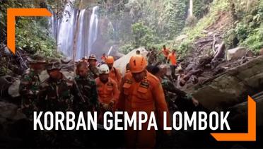 Petugas Kembali Temukan Jenazah Wisatawan Korban Gempa Lombok