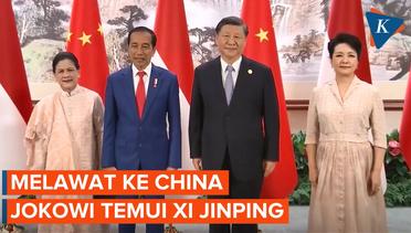 Momen Joko Widodo Disambut Xi Jinping di China