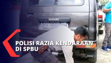 Cegah Penimbun BBM Subsidi, Petugas Gabungan TNI-Polri Razia Kendaraan di SPBU