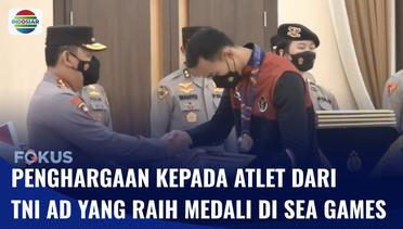 Jenderal TNI Dudung Abdurachman Berikan Penghargaan 34 Atlet dari TNI AD yang Raih Medali di SEA Games | Fokus