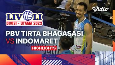 Final Putra: PBV Tirta Bhagasi Bekasi vs Indomaret - Highlights | Livoli Divisi Utama 2023