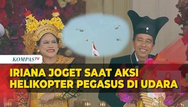 Iriana Joget di Samping Jokowi saat Aksi Helikopter TNI AU Goyang Maumere