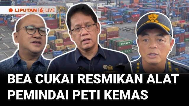 Bea Cukai Resmikan Alat Pemindai Peti Kemas dan Aplikasi Kepabeanan Berbasis AI
