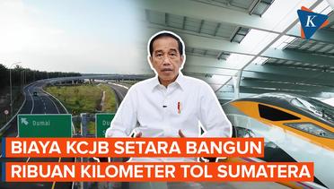 Biaya Kereta Cepat Setara Bangun 1.081 Km Tol di Sumatera