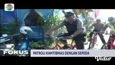 Polisi Surabaya Patroli Lingkungan Gunakan Sepeda  - Fokus Pagi