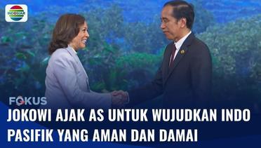 Presiden Jokowi Ajak AS Jadi Mitra Penyelesaian Konflik Indo Pasifik pada KTT ke-43 ASEAN | Fokus