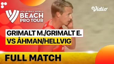 Full Match | Quarterfinals: Grimalt M./Grimalt E. (CHI) vs Ahman/Hellvig (SWE) | Beach Pro Tour Elite 16 Doha, Qatar 2023