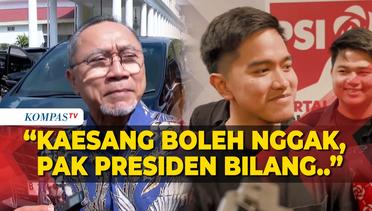 Cerita Zulhas Tanya Jokowi Soal Majukan Kaesang di Pilkada 2024: Pak Presiden, Boleh Nggak?