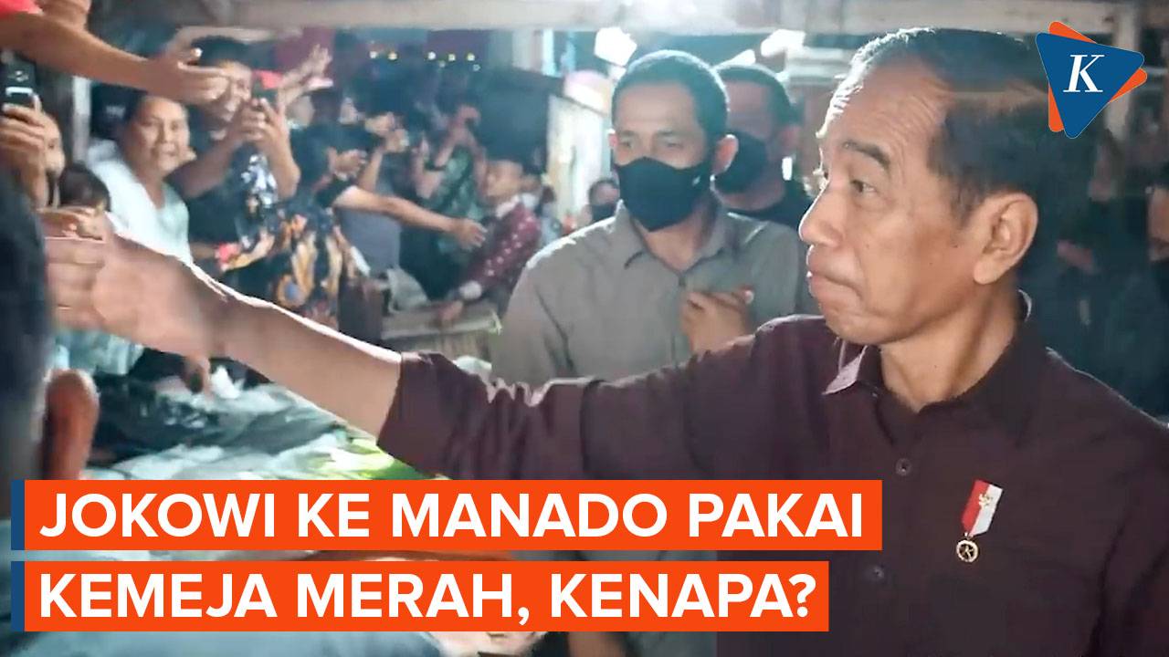 Tak Biasanya Jokowi Pakai Kemeja Merah Marun Saat Kunjungan Kerja Ini