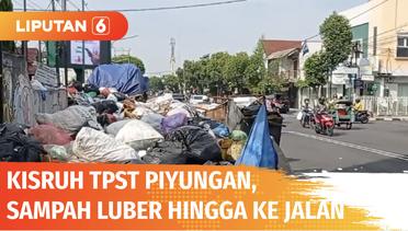 Tumpukan Sampah di Yogyakarta Ini Meluber ke Jalan Imbas Kisruh TPST Piyungan | Liputan 6