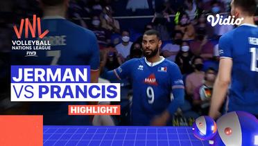 Match Highlights | Jerman  vs Prancis | Men's Volleyball Nations League 2022