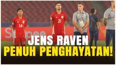 Sang Mesin Gol Timnas Indonesia U-23, Jens Raven Begitu Menghayati Bernyanyi Lagu 'Tanah Ariku'