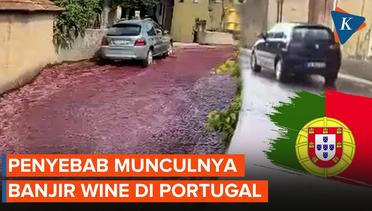 Video Viral Banjir Wine di Portugal, Ini Penyebabnya