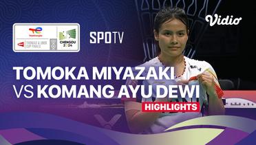Tomoka Miyazaki (JPN) vs Komang Ayu Cahya Dewi (INA) - Highlights | Uber Cup Chengdu 2024 - Women's Singles