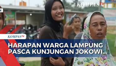 Pasca Kunjungan Jokowi ke Lampung, Warga Berharap Jalan Rusak Segera Diperbaiki