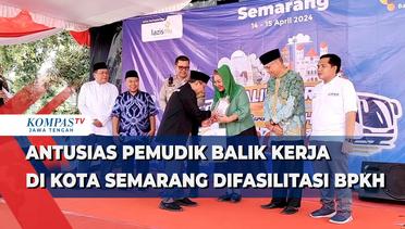 Antusias Pemudik Balik Kerja di Kota Semarang Difasilitasi BPKH