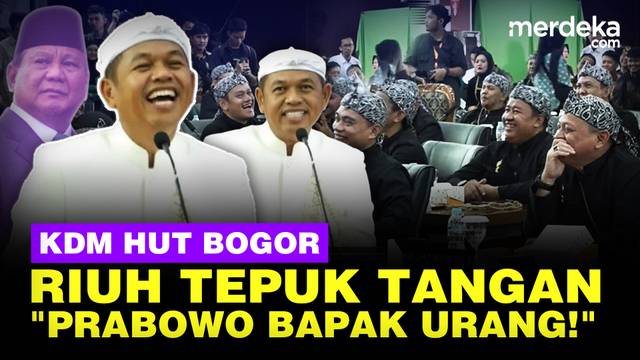 [FULL] Pecah! Pidato Dedi Mulyadi Paripurna HUT Bogor Riuh Tepuk Tangan: Prabowo Bapak Urang