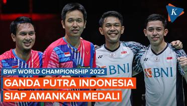 Ganda Putra Indonesia Amankan Medali di BWF World Championship 2022