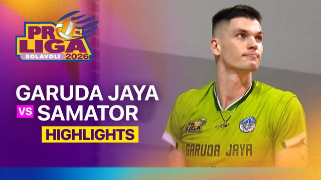 Putra: Jakarta Garuda Jaya vs Surabaya Samator - Highlight | Proliga 2026