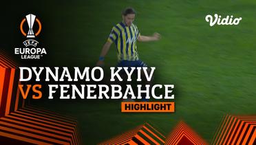 Highlgihts  - Dynamo Kyiv vs Fenerbahce | UEFA Europa League 2022/23