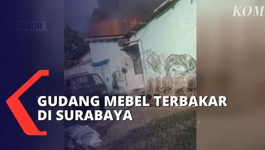 Gara-gara Bersihkan Sarang Tawon Dengan Cara Dibakar, Gudang Mebel di Surabaya Terbakar