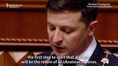 Zelenskiy Sworn In As Ukrainian President, Says He Is Dissolving Parliament