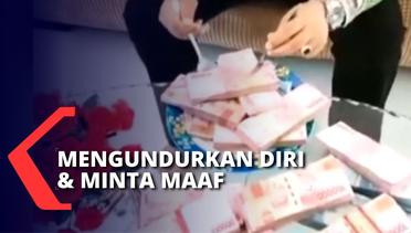 Viral Karena Pamer Uang, Dirut Pasar Kerta Raharja Tangerang Mengundurkan Diri & Minta Maaf