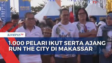 Run The City Makassar 2024, 1.000 Pelari Menempuh Jarak 5,2 Kilometer