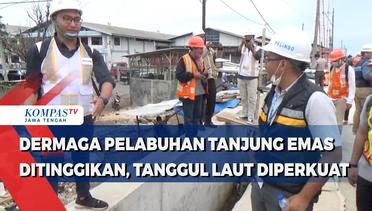 Dermaga Pelabuhan Tanjung Emas Ditinggikan, Tanggul Laut Diperkuat
