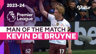 Aksi Man of the Match: Kevin De Bruyne  | Crystal Palace vs Man City | Premier League 2023/24