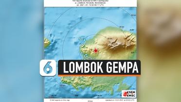 Lombok Kembali Diguncang Gempa Magnitudo 5,7