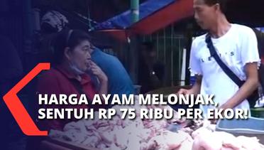 Naik Menjadi Rp 75 Ribu Per Ekor, Warga Keluhkan Harga Ayam Potong yang Melonjak di Pasaran!