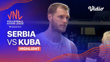 Match Highlights | Serbia vs Kuba | Men's Volleyball Nations League 2023