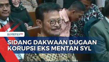 Syahrul Yasin Limpo Jalani Sidang Perdana Dakwaan Kasus Korupsi di Kementan