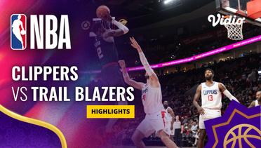 LA Clippers vs Portland Trail Blazers - Highlights | NBA Regular Season 2023/24