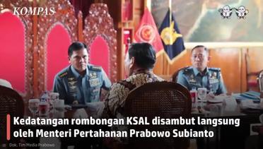 KSAL Temui Prabowo, Bahas Kebutuhan Postur TNI AL