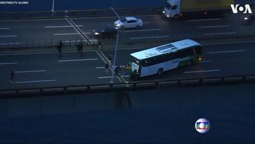 Hijacked Bus Standoff on Brazil's Rio Bridge