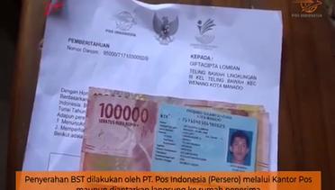 Penyaluran Perdana BST PT Pos Indonesia
