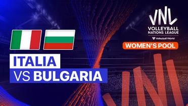 Italia vs Bulgaria - Full Match | Women's Volleyball Nations League 2024